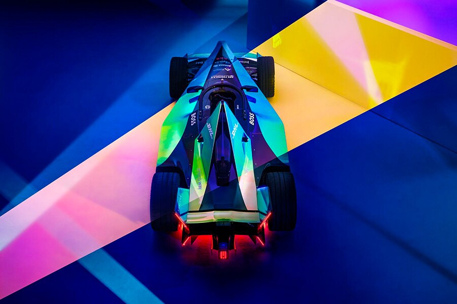 The wraps were taken off Formula E’s new Gen3 car, set to debut for the 2022-23 season. Image: ABB FIA Formula E World Championship